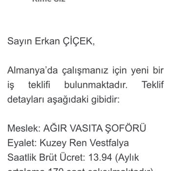 İş Teklifi Sonrası İletişim Kurulamıyor, Mağduriyet Yaşıyorum