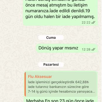 Eksik Ürünler Ve Yapılmayan Para İadesi: Müşteri Hizmetlerinde Cevapsızlık