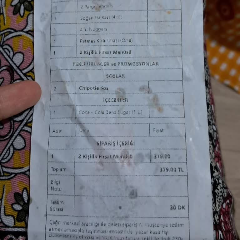 Eksik Ve Hatalı Sipariş Nedeniyle Mağduriyet Yaşadım