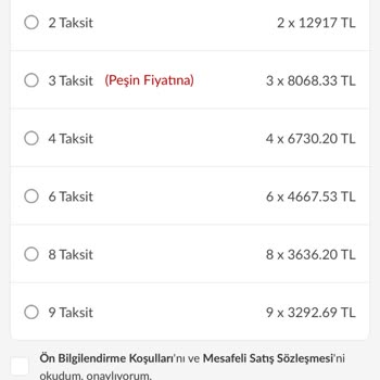 Trendyol'da Peşin Fiyatına 9 Taksit Yanıltıcı Reklamı Ve Yetersiz Müşteri Hizmeti