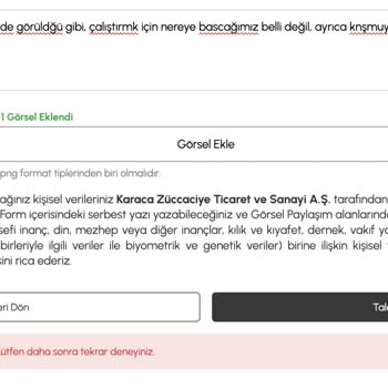 Homend Jumbo Çay Makinesi Kısa Sürede Bozuldu, Servis Kaydı Oluşturulamıyor