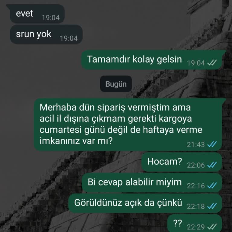 Sipariş İptali Ve İletişim Eksikliği Yaşadım
