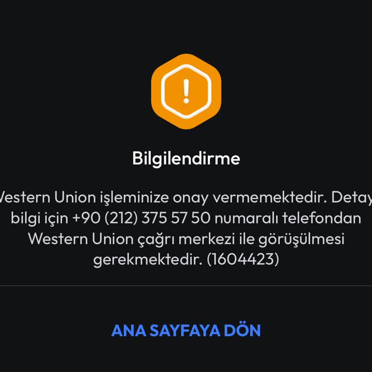 Western Union Hesabım Sebepsiz Yere Bloke Edildi Mağdurum