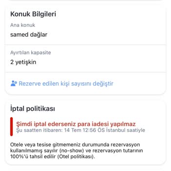 Agoda Rezervasyonunda Tarih Değişikliği Mağduriyeti