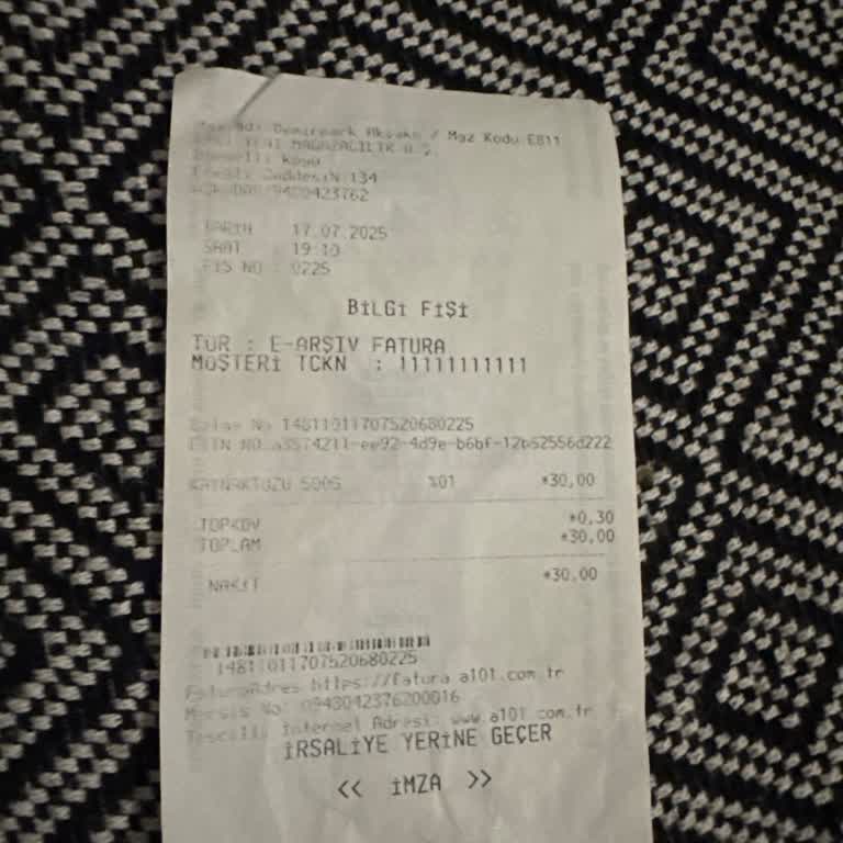 A101 Ücret Fazlalılığı