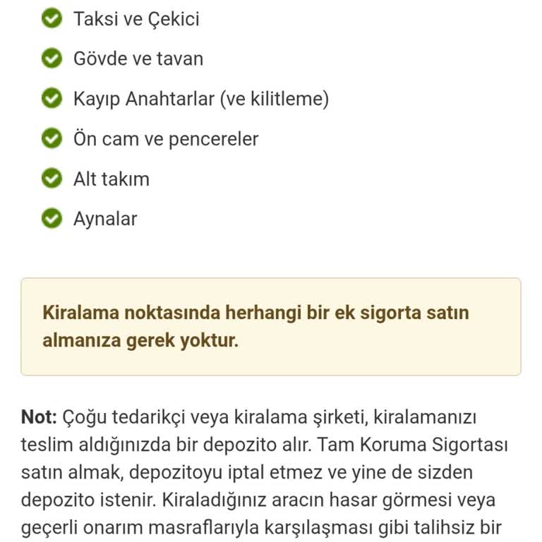 Yapılan Tam Kaskoya Rağmen Ekstra Ücret Alındı, İade Talep Ediyorum