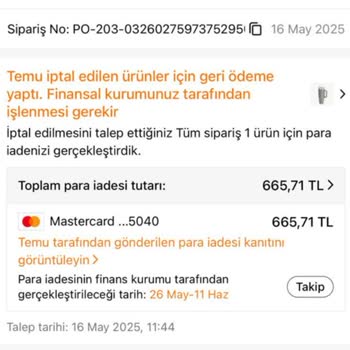 Temu'da İptal Edilen Siparişin İadesi 2 Aydır Yapılmıyor