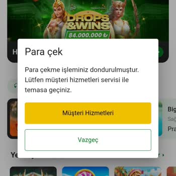 Kazandığım Parayı Çekemiyorum, Destek Yok