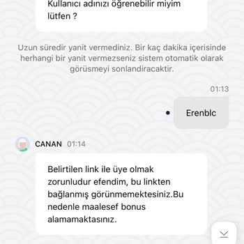 Bonus Vaadiyle Yanıltıcı Kayıt Süreci Yaşadım