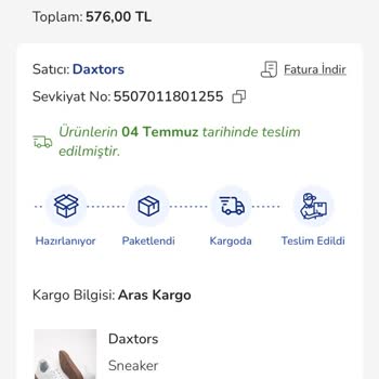 Kusurlu Ürün İadesi Reddedildi