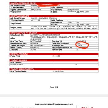 DASK Poliçesinde Hatalı Adres Ve İade Sorunu