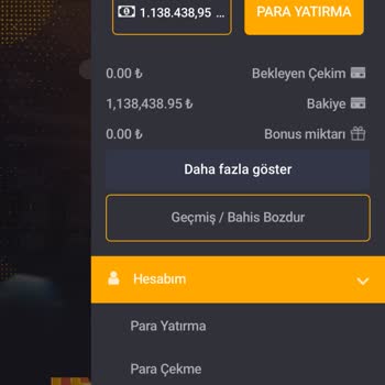 Kazancımın Çekiminde Beklenmedik Sınırla Karşılaştım