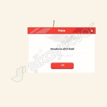 Hesabımın Uzun Süredir Aktif Olmaması Ve Açılmaması