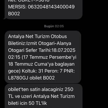 Otobüsün Otogara Uğramaması Nedeniyle Mağduriyet Ve Ücret İadesi Talebi