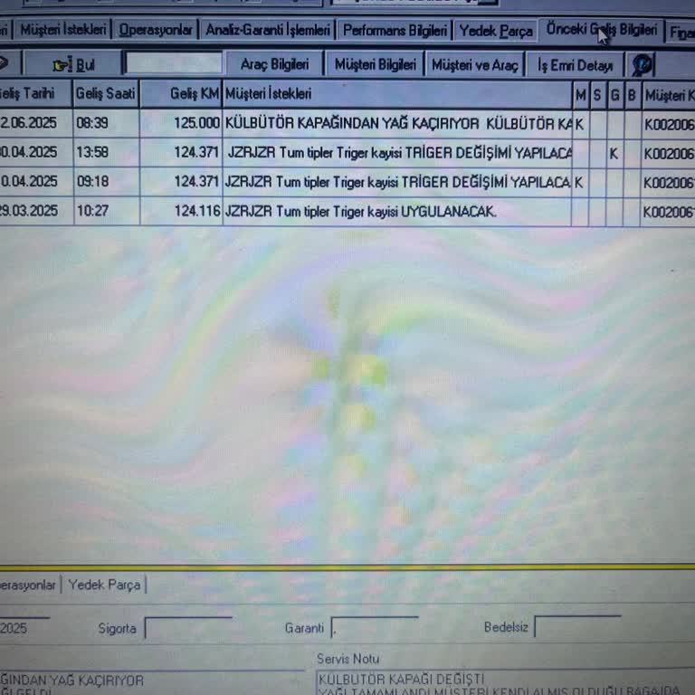 Triger Değişimi Sonrası Ani Yağ Yakma Ve Motor Arızası Kronik Üretim Hatası Şüphesi