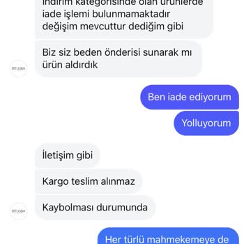 İade Ve Değişim Sürecinde Mağduriyet Ve İletişim Sorunu