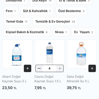 Migros Hemen'de 1.5 Litre Suya Keyfi Sipariş Sınırı Müşteriyi Zorluyor