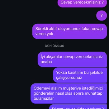 Yanlış Ürün Gönderimi Ve Satıcı Tarafından Engellenme