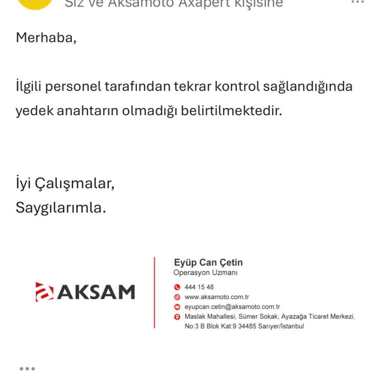 Kasko Hasar Ödemesinde Eksik Tutar Ve Yedek Anahtar Sorunu