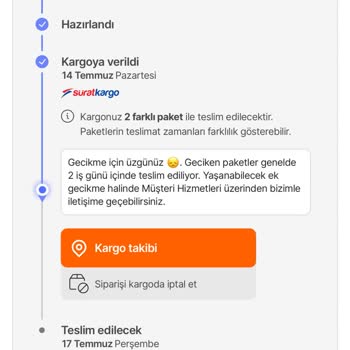 Oyuncak Dolabı Siparişimde Kargo Ve Firma Sorunları Yaşadım
