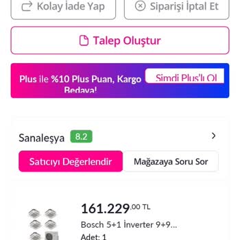 Yanlış Sipariş Sonrası İptal Talebim Sonuçsuz Kaldı, Mağduriyetim Giderilmiyor
