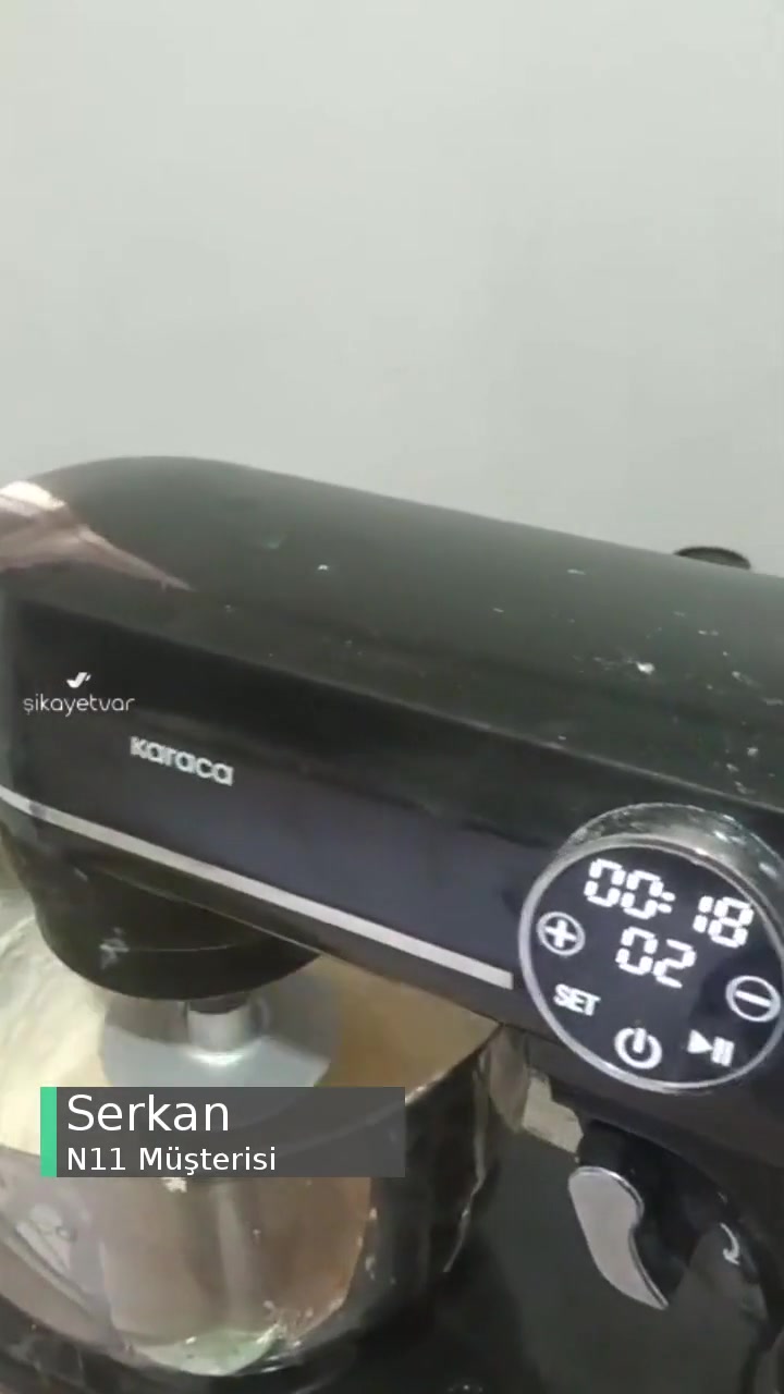 N11'den Aldığım Bir Türlü Tamir Edilemeyen Karaca Multichef Artisan Mikser videonun kapak resmi