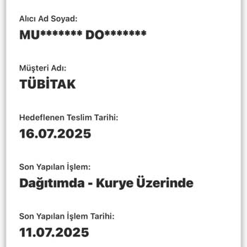 AGT Kurye Teslimat Gecikmesi Nedeniyle Mağduriyet Yaşadım