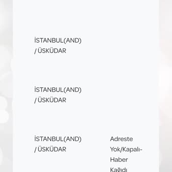 PTT Kargo Teslimatında Bilgilendirme Eksikliği Ve Adres Sorunu