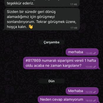 Siparişim Günlerdir Kargolanmadı, Müşteri Hizmetlerine Ulaşılamıyor!
