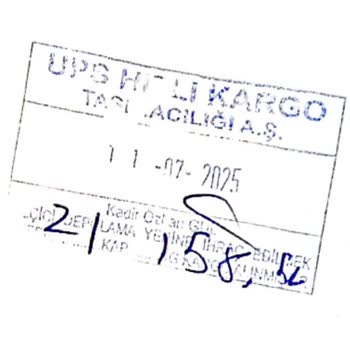 UPS'nin Kaybolan Belgeleri Nedeniyle Müşterimizin Mağduriyeti Ve Ekstra Masraf