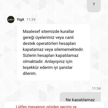 Adıma Açılan Hesap Ve Kapatma Talebimin Reddedilmesi Mağduriyet Yarattı