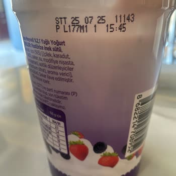 Son Kullanma Tarihi Geçmemiş Orman Meyveli Yoğurt Küflü Çıktı