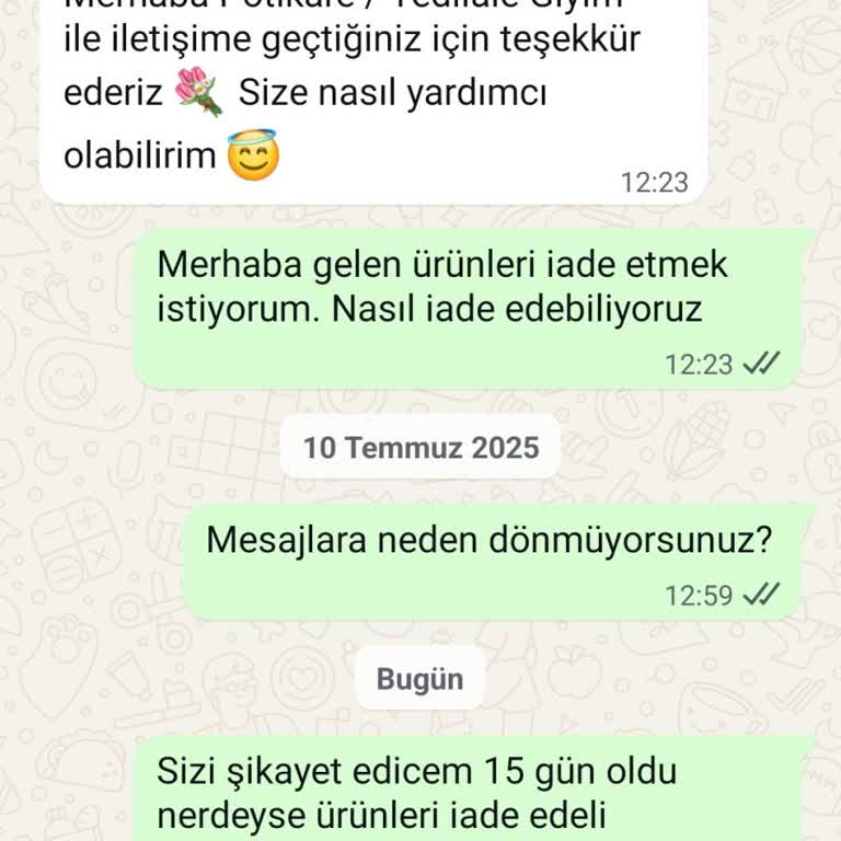 İade Edilmeyen Para Ve Cevapsız Mesajlar Mağduriyeti