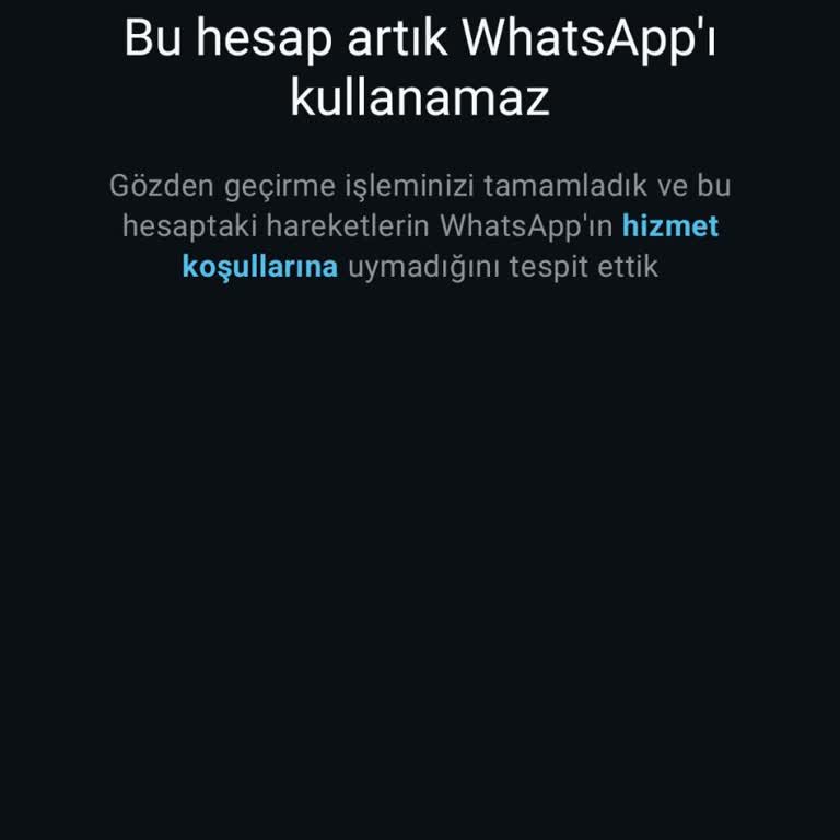 WhatsApp Hesabım Çalındı Ve Spam Nedeniyle Kapanma Riski Yaşıyorum