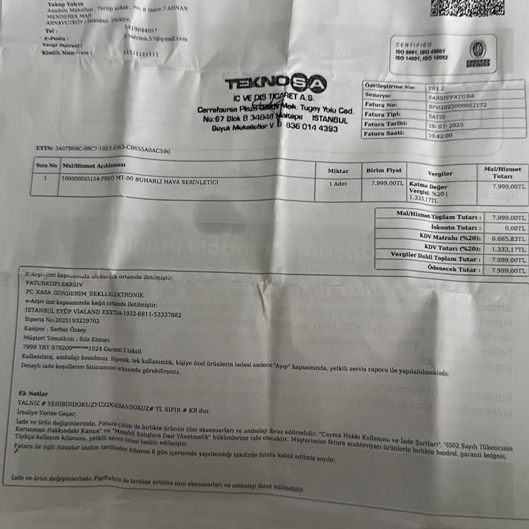 Açılmış Ürünün İadesi Reddedildi, Mağaza Yetkililerine Ulaşmakta Güçlük Yaşadım