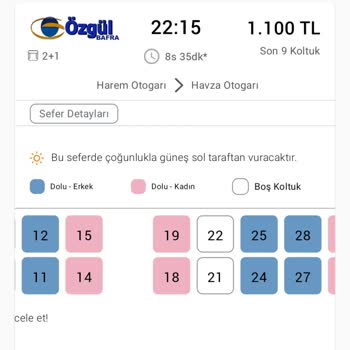 Bilet Güzergahı ve İptal Sürecinde Yaşanan Sorun