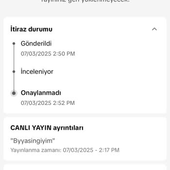 Yayınlarım Sürekli Ve Haksız Yere Kapatılıyor!