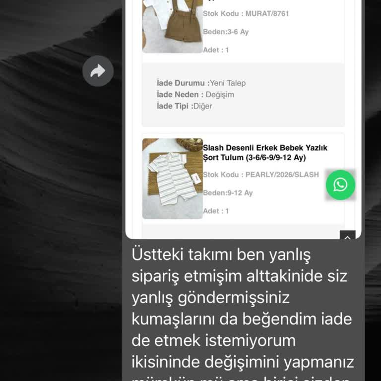 Yanlış Ürün Gönderimi Ve Yetersiz Müşteri Desteğiyle Hayal Kırıklığı