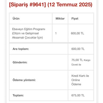 Sipariş Edilen Ürünün Gönderilmemesi Ve İletişimsizlik