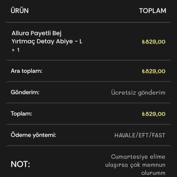 Ödeme Sonrası Kargo Gelmedi Ve İletişim Sağlanmadı