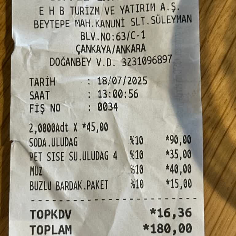 Buzlu Bardak İçin Yüksek Ek Ücret Alınması Hayal Kırıklığı Yarattı