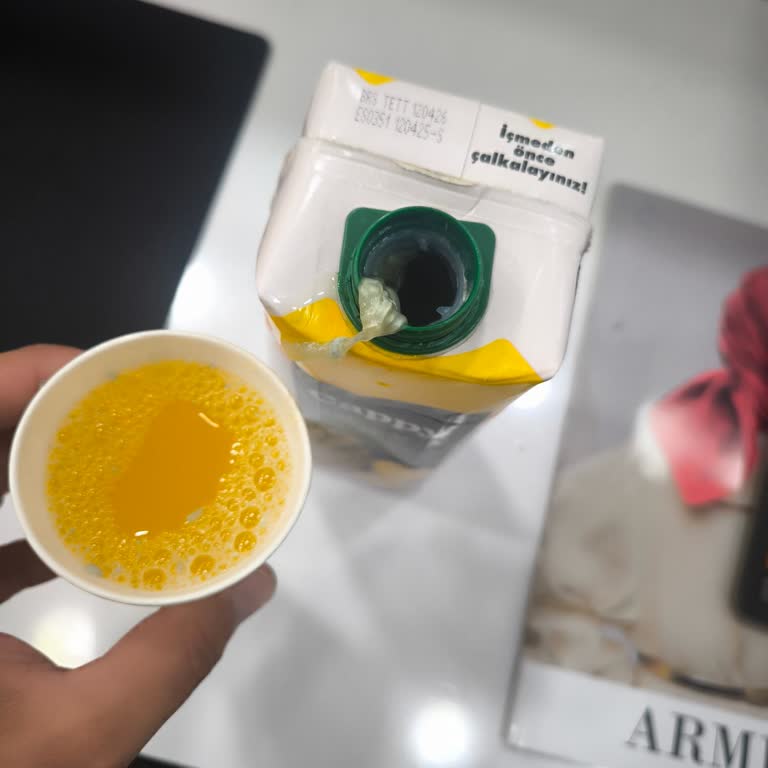 Cappy Ananaslı Meyve Suyunda Küfe Benzeri Yabancı Madde Şoku