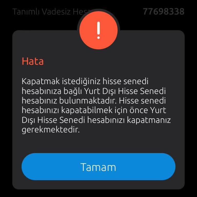 Hisse Senedi Hesabımı Kapatamıyorum, Sürekli Oyalıyorlar