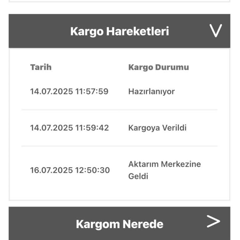 Bir Haftadır Teslim Edilmeyen Kargo Ve Cevapsız Müşteri Hizmeti