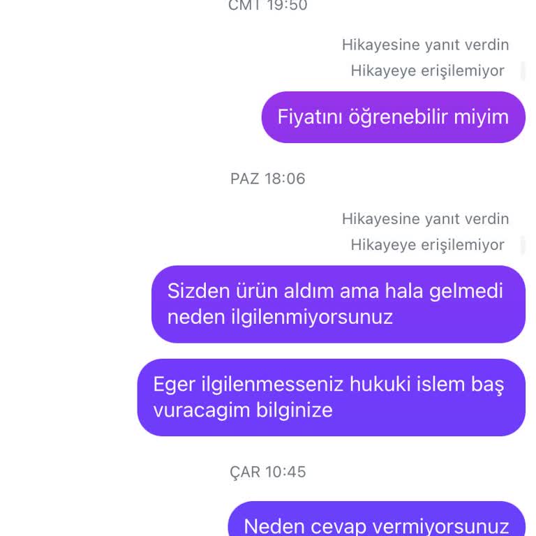 Ödeme Yapılan Sipariş 20 Gündür Teslim Edilmedi, İade Talebime Dönüş Yok