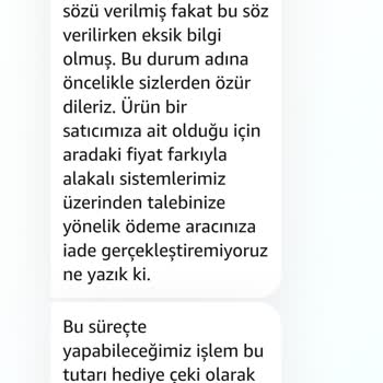 Yanlış Ürün Gönderimi Ve Eksik Bilgilendirme Mağduriyeti