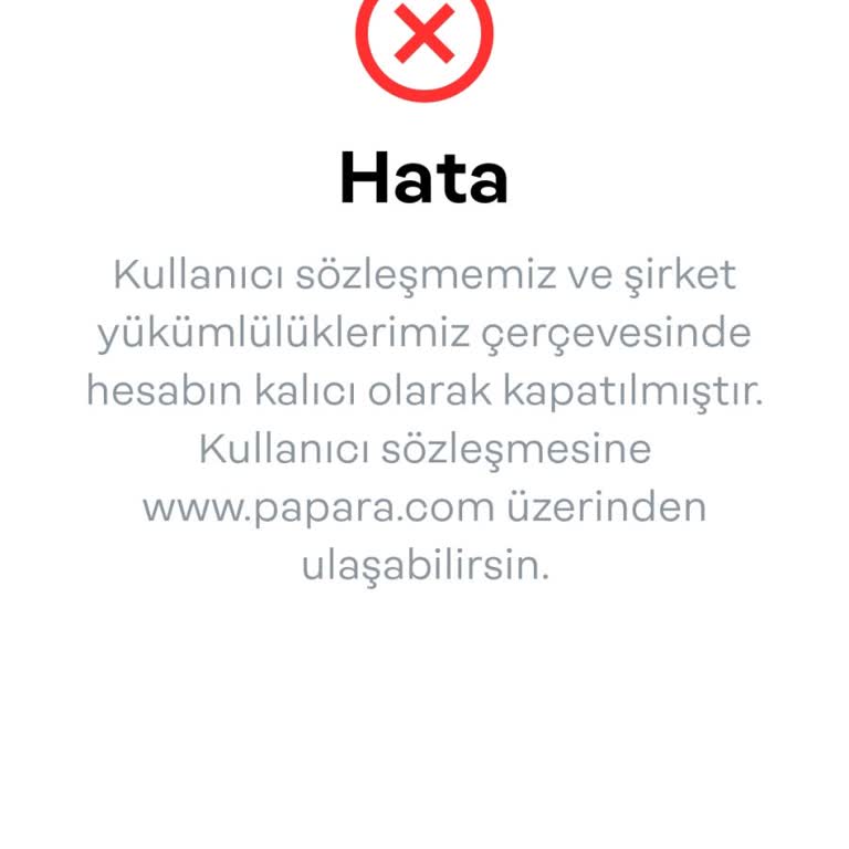 Papara Hesabım Kapatıldı, 14 Bin TL Bakiyem İade Edilmiyor