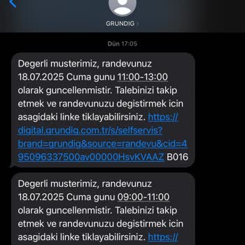 Grundig Servis Randevularında Yaşanan Aksaklıklar Ve Müşteri Mağduriyeti