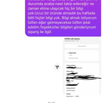 Sipariş Verdim, Ne Ürün Var Ne Bilgi Ne De İade!