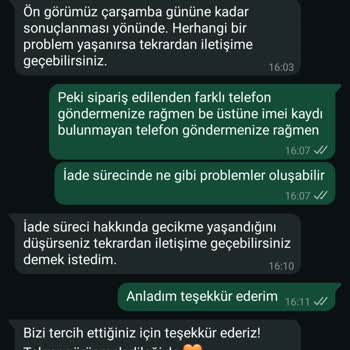 Yanlış Ve IMEI Kaydı Olmayan Telefon Gönderildi, İade Süreci Uzatılıyor